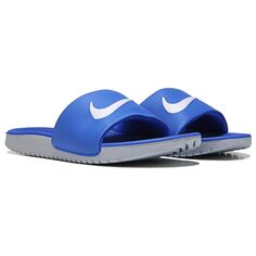 Детские шлепанцы Kawa Little/Big Kid Nike, цвет cobalt