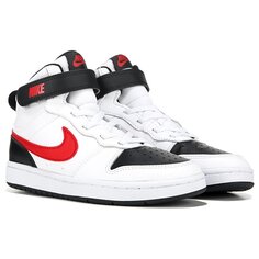 Детские высокие кроссовки Court Borough 2 Little Kid Nike, белый