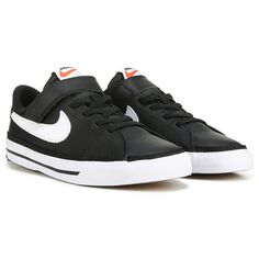 Детские низкие кеды Court Legacy Little Kid Nike, черный