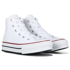 Детские высокие кеды Chuck Taylor All Star Lift Little Kid Converse, белый