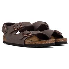 Детские сандалии со стелькой Roma для малышей/маленьких детей Birkenstock, цвет mocha