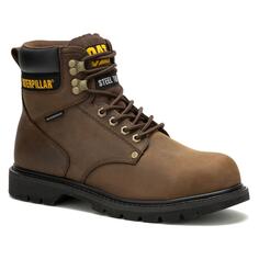Мужские рабочие ботинки второй смены среднего/широкого стального носка Caterpillar, коричневый