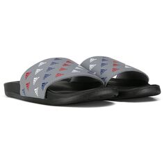 Детские сандалии-шлепанцы Adilette Comfort Little/Big Kid Adidas, мультиколор