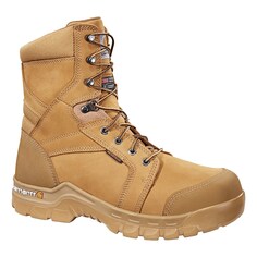Мужские рабочие ботинки Rugged Flex 8 дюймов, средний/широкий мягкий носок Carhartt, цвет wheat nubuck