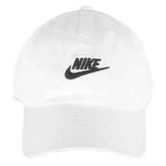 Мытая шапка Club Futura Nike, белый