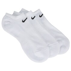 Набор из 3 средних носков-невидимок на каждый день Nike, белый