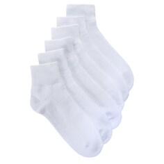 Набор из 6 мужских носков большого размера до щиколотки Sof Sole, белый