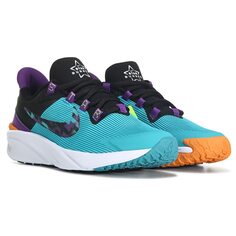 Детские кроссовки Star Runner 4 Big Kid Nike, бирюзовый