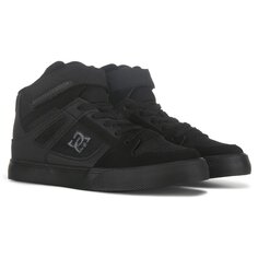 Детские кроссовки для скейтбординга Pure High Top EV Little/Big Kid Dc Shoes, черный