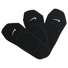 Набор из 3 женских легких носков с подкладкой на каждый день Nike, черный