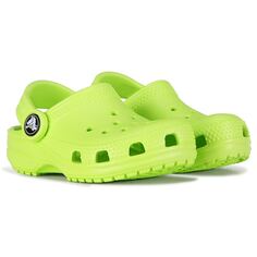 Детские классические сабо для малышей Crocs, зеленый