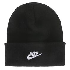 Вязаная шапка-бини Peak Futura с манжетами Nike, черный