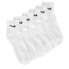 Набор из 6 мужских больших носков с мягкой подкладкой на каждый день Nike, белый