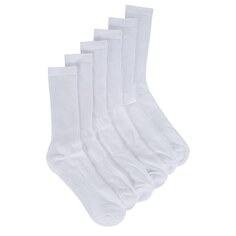 Набор из 6 мужских носков большого размера для экипажа Sof Sole, белый