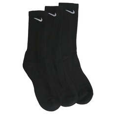 Набор из 3 мужских больших носков на каждый день с мягкой подушкой Nike, черный