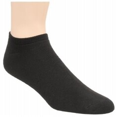 Набор из 6 мужских носков больших размеров без показа Sof Sole, черный