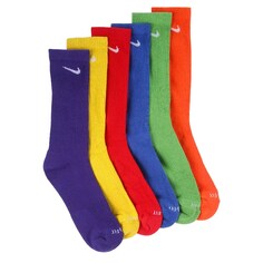 Набор из 6 мужских больших носков на каждый день с мягкой подушкой Nike, мультиколор