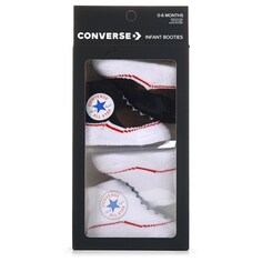 Детские пинетки, комплект из 2 предметов Converse, черный
