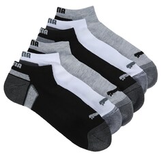 Набор из 6 мужских носков с низким вырезом Puma, серый