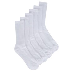 Набор из 6 мужских носков средней производительности для экипажа Sof Sole, белый