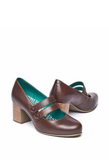 Женские туфли на каблуке &apos;Bonheur&apos; Mary Jane Court Moshulu, коричневый