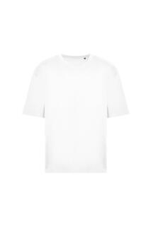100 футболка оверсайз AWDis, белый