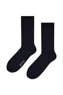 100% бамбуковые носки Премиум-качество, однотонные классические носки для экипажа Steven, черный