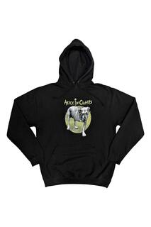 Пуловер с капюшоном для трехногих собак Alice In Chains, черный