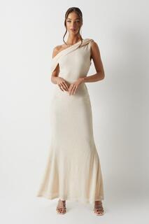 Платье макси для подружек невесты с пайетками и пайетками Coast, белый