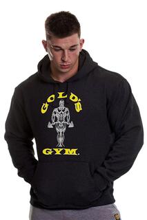 Пуловер с принтом Muscle Joe, худи Gold&apos;s Gym, черный