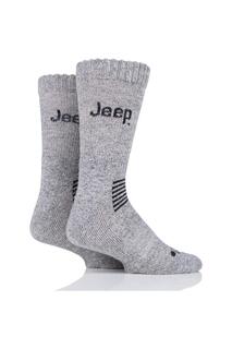 2 пары носков из смеси шерсти Jeep, серый
