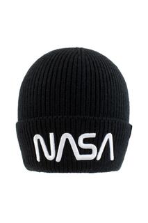Шапка с логотипом Worm NASA, черный
