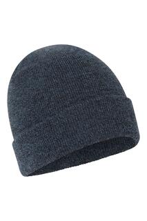 Шапка-бини «Компас» Толстая вязаная теплая легкая зимняя шапка Mountain Warehouse, синий
