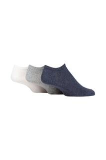 3 пары простых спортивных носков из 100% переработанного хлопка SOCKSHOP TORE, синий