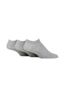 3 пары простых спортивных носков из 100% переработанного хлопка SOCKSHOP TORE, серый