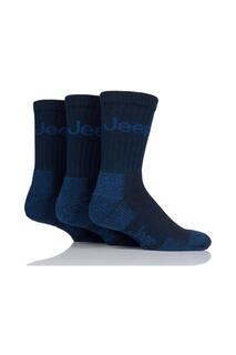 3 пары роскошных носков для бездорожья Jeep, синий