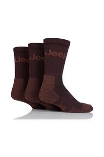 3 пары роскошных носков для бездорожья Jeep, коричневый