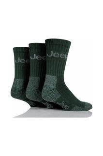 3 пары роскошных носков для бездорожья Jeep, зеленый