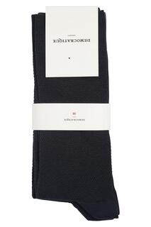 Комплект из 2 носков цвета шампанского Пике Democratique, синий
