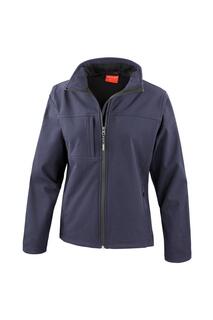 3-слойная куртка Softshell Premium (водонепроницаемая, ветрозащитная и дышащая) Result, темно-синий