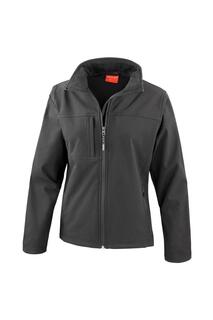 3-слойная куртка Softshell Premium (водонепроницаемая, ветрозащитная и дышащая) Result, черный