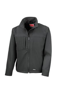 3-слойная куртка Softshell Premium (водонепроницаемая, ветрозащитная и дышащая) Result, черный