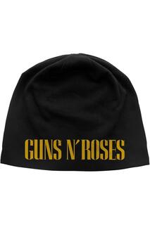 Шапка-бини с логотипом Guns N Roses, черный