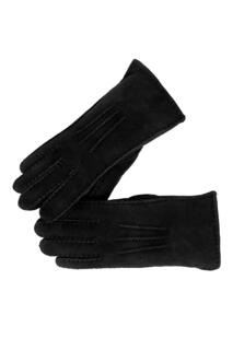 3-точечные перчатки из овчины Nordvek, черный