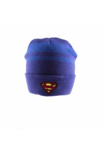 Шапка-бини с логотипом Superman, синий