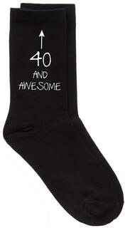 40 и потрясающие черные носки до середины икры 60 SECOND MAKEOVER, черный