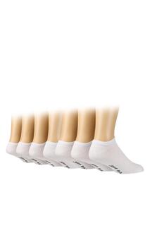 Комплект из 7 пар однотонных спортивных носков Jeff Banks, белый