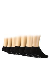 Комплект из 7 пар однотонных спортивных носков Jeff Banks, черный