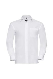 Рабочая рубашка из чистого хлопка с длинными рукавами Russell, белый