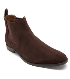 Замшевые ботинки челси &apos;Addison&apos; в строгом стиле Thomas Crick, коричневый